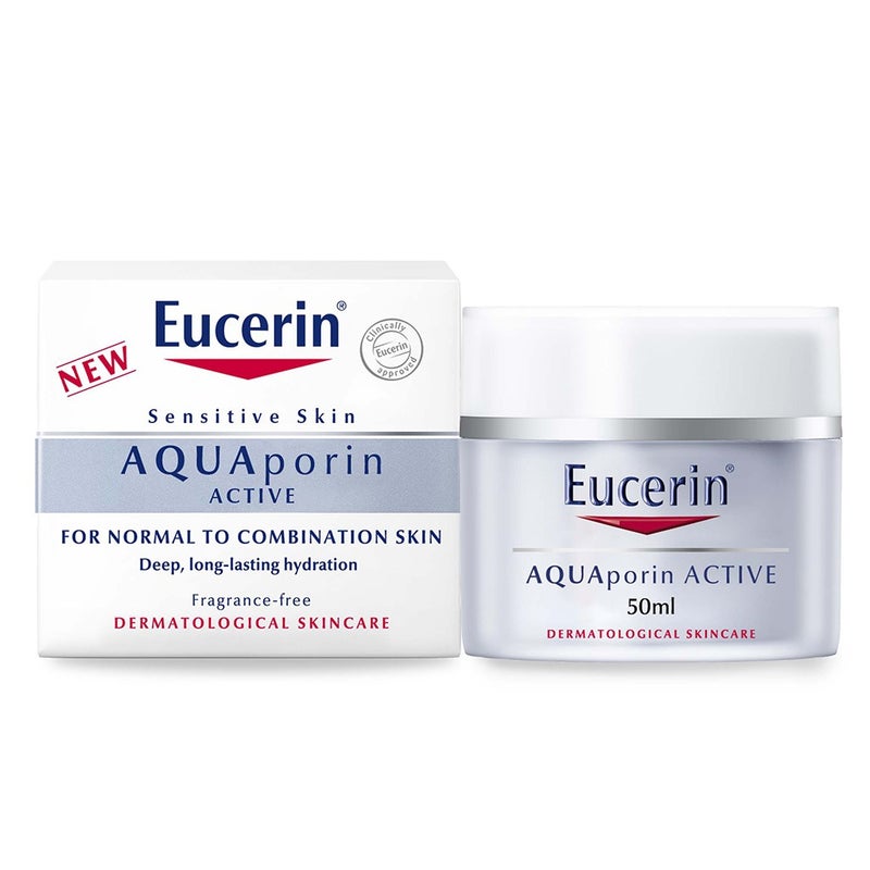 Eucerin Aquaporin Active Light Moisturizer Cream For Normal To Combination Skin 50ml