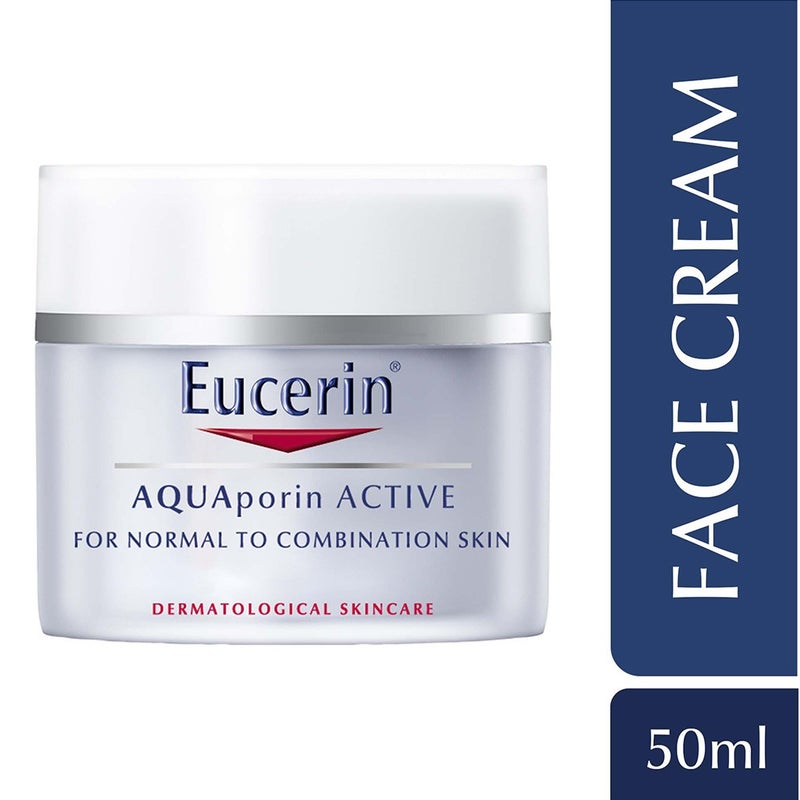 Eucerin Aquaporin Active Light Moisturizer Cream For Normal To Combination Skin 50ml