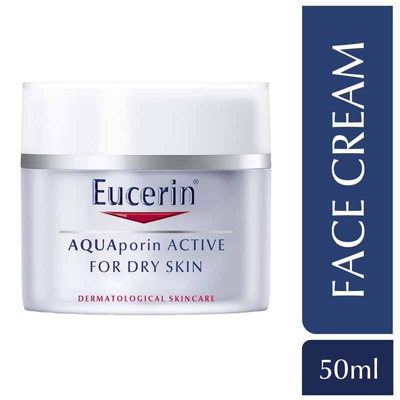 Eucerin Aquaporin Active Moisturising Rich Cream For Dry Skin 50ml