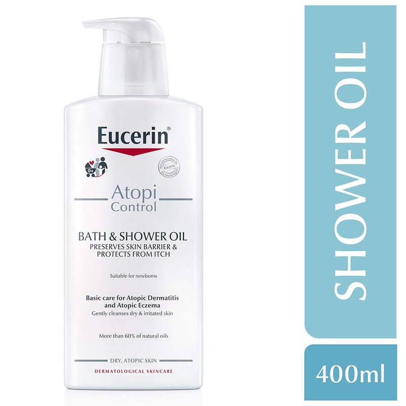 Eucerin AtopiControl Bath & Shower Oil For Atopic Dermatitis 400ml