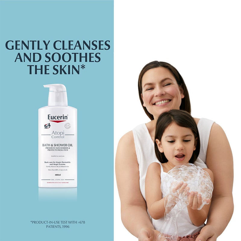 Eucerin AtopiControl Bath & Shower Oil For Atopic Dermatitis 400ml