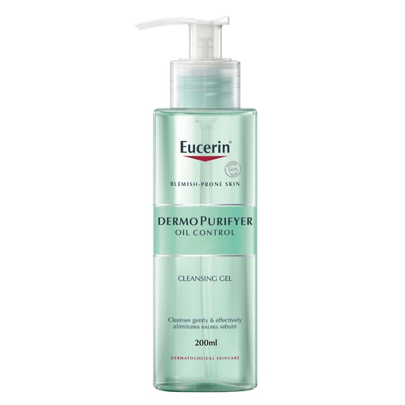Eucerin Dermo Purifyer Oil Control Cleansing Gel For Blemish Prone Skin 200ml