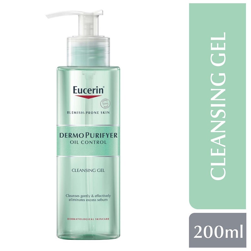 Eucerin Dermo Purifyer Oil Control Cleansing Gel For Blemish Prone Skin 200ml