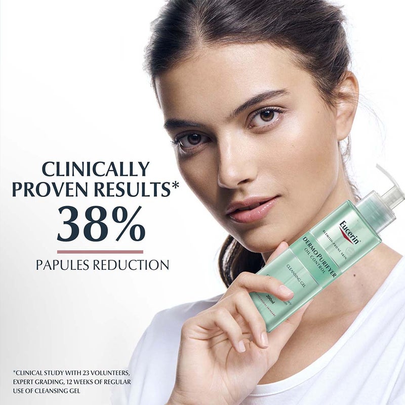 Eucerin Dermo Purifyer Oil Control Cleansing Gel For Blemish Prone Skin 200ml