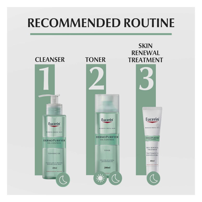 Eucerin Dermo Purifyer Oil Control Face Toner For Blemish Prone Skin 200ml