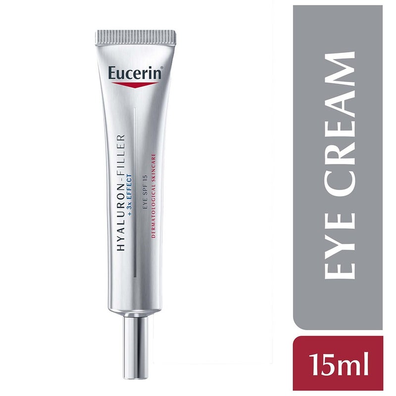 Eucerin Hyaluron-Filler 3x Effect Anti-Wrinkle SPF15 Eye Cream 15ml 