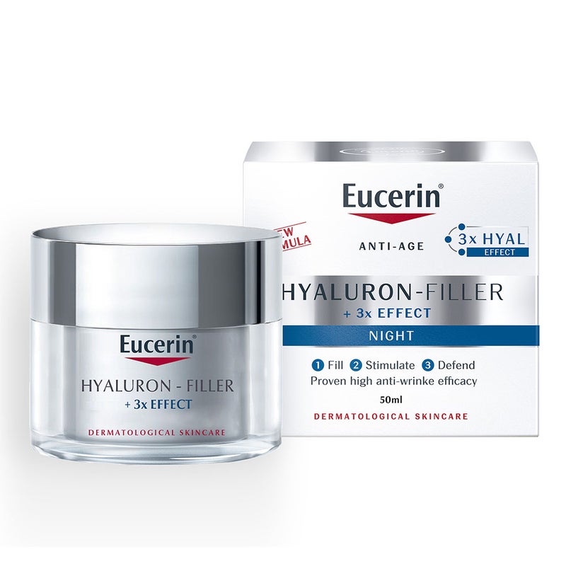 Eucerin Hyaluron-Filler 3x Effect Anti-Wrinkle Night Cream 50ml