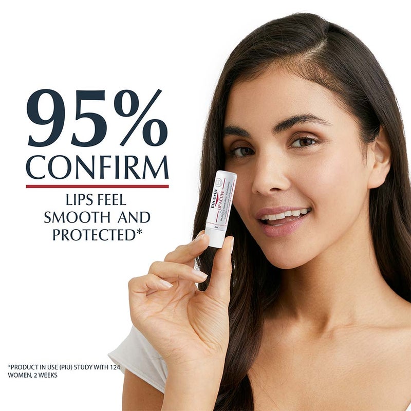 Eucerin Lip Soothing Active Stick For Dry & Chapped Lips 4.8g