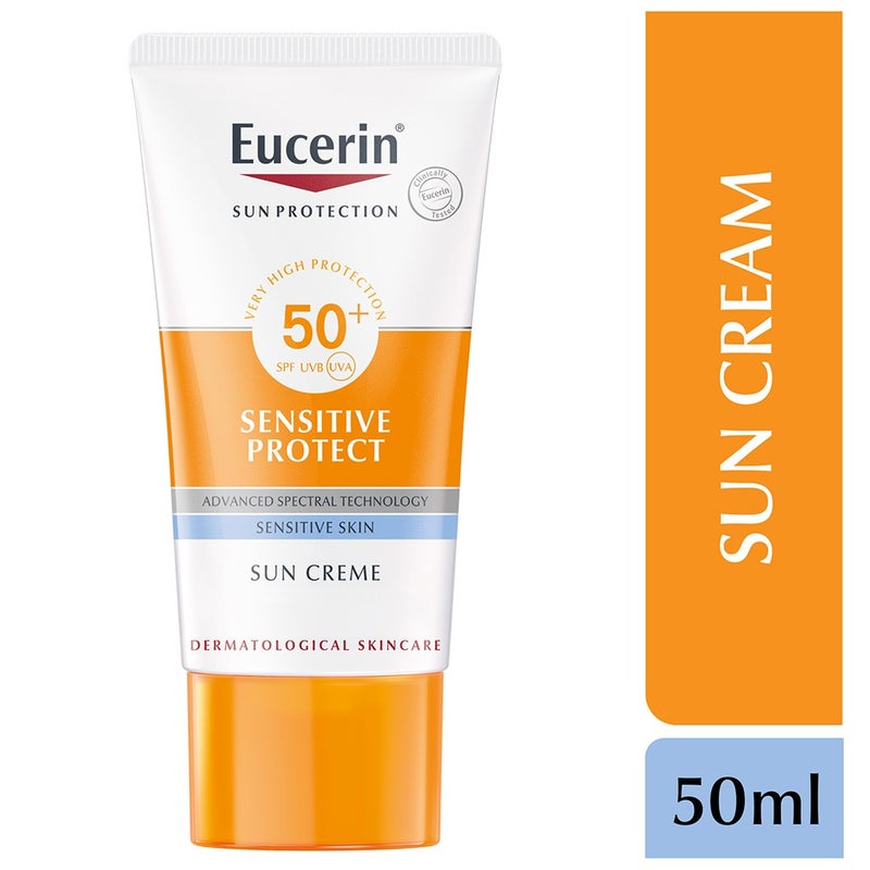 Eucerin Sun Sensitive Protect SPF50+ Sunscreen Cream For Sensitive & Dry Skin 50ml