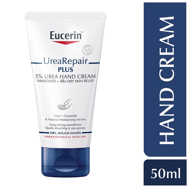 Eucerin UreaRepair Plus 5% Urea Hand Cream For Dry & Rough Hands 75ml