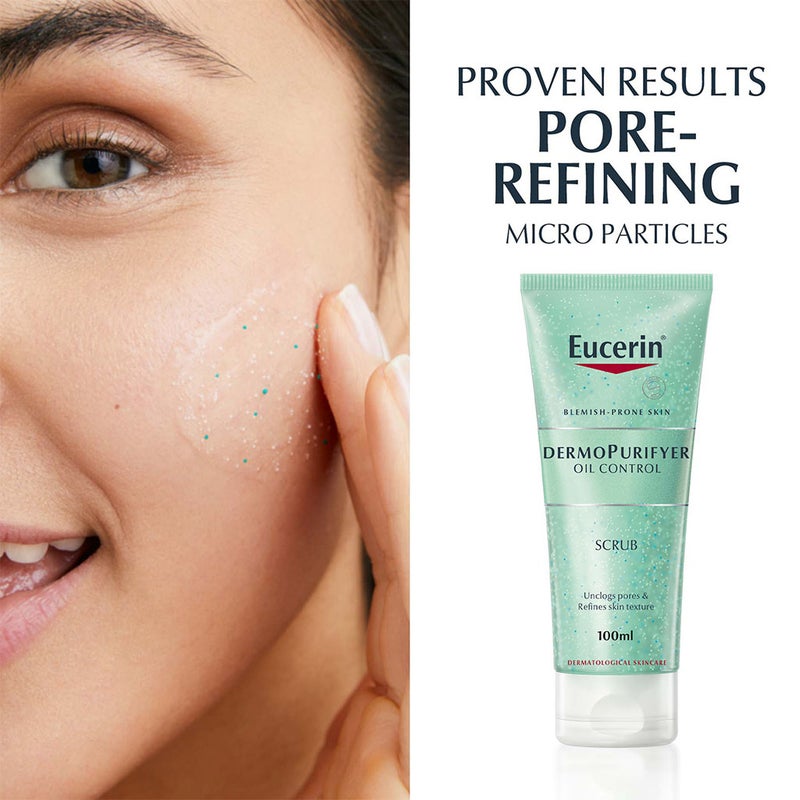 Eucerin Dermo Purifyer Oil Control Scrub For Blemish Prone Skin 100ml