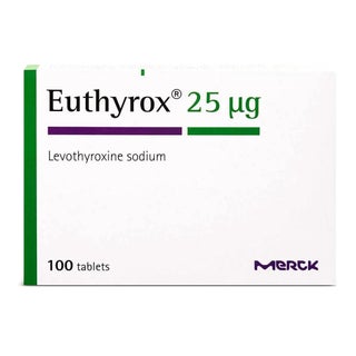 Euthyrox 25mcg Tablets, Pack of 100's