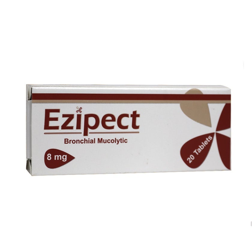 Ezipect 8mg Tablets, Pack of 20's