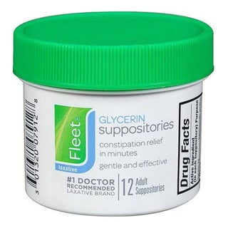 Fleet Glycerin Adult Suppositories 12's