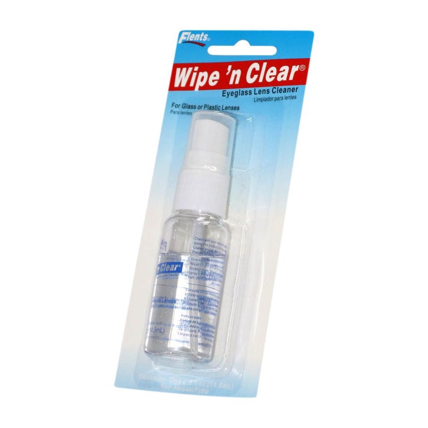 Flents Wipe N Clear Eyeglass Lens Cleaner 14.5ml