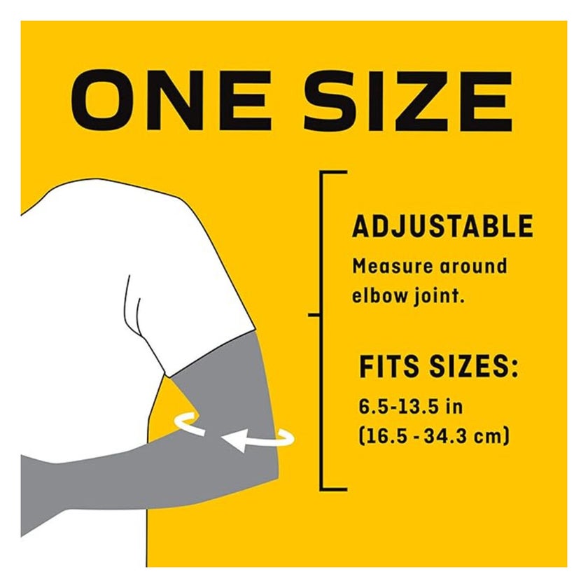 Futuro Infinity Precision Fit Adjustable Left/Right Elbow Support- Black 