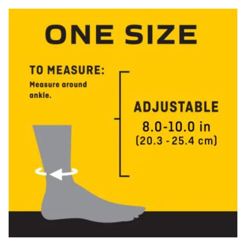 Futuro Sport Deluxe Adjustable Ankle Performance Stabilizer Left/Right - Black 