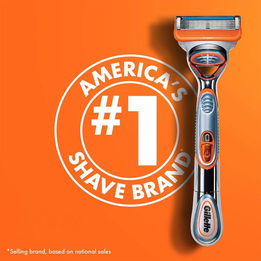 Gillette Fusion 5 Power Razor For Perfect Shave & Beard Shape