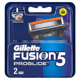 Gillette Fusion 5 ProGlide Men's Manual Razor Blades Refills, Pack of 2's