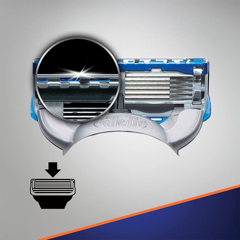 Gillette Fusion 5 ProGlide Men's Manual Razor Blades Refills, Pack of 4's