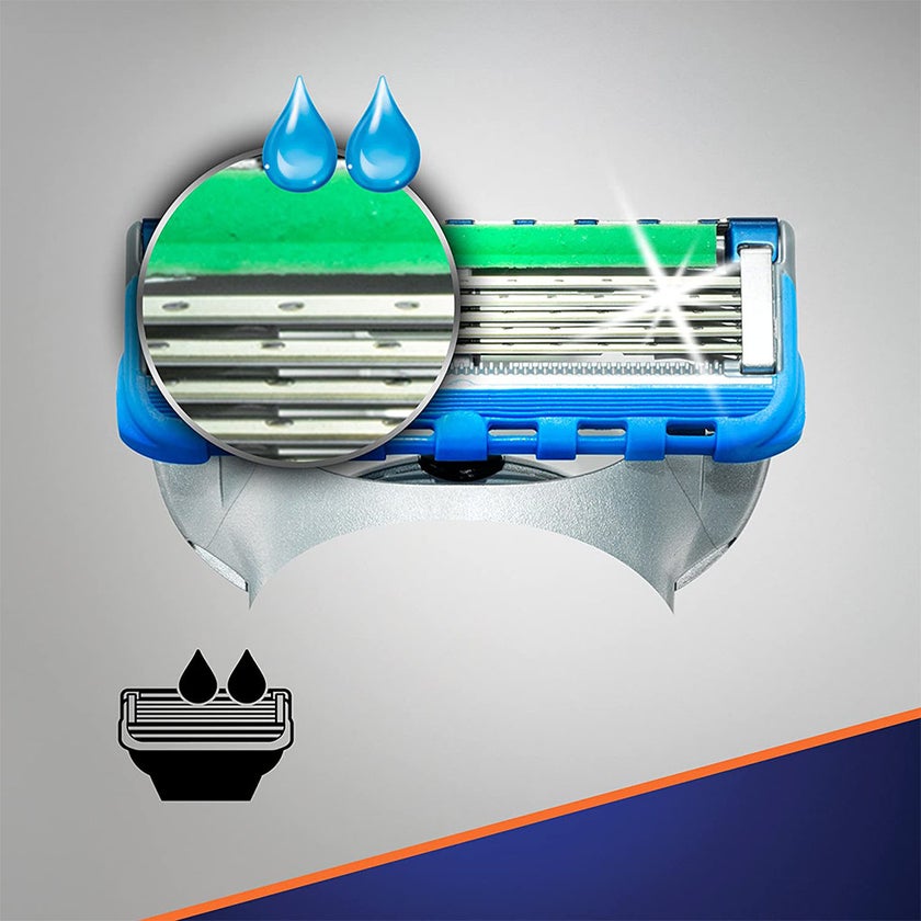 Gillette Fusion 5 ProGlide Men's Manual Razor Blades Refills, Pack of 4's