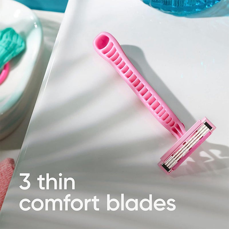 Gillette Simply Venus 3 Disposable Womens Razor, Pack of 4's