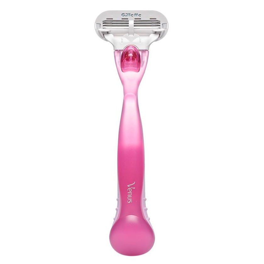 Gillette Venus Close & Clean Women's Razor, Pack of 1 Razor Handle + 2 Blade Refills