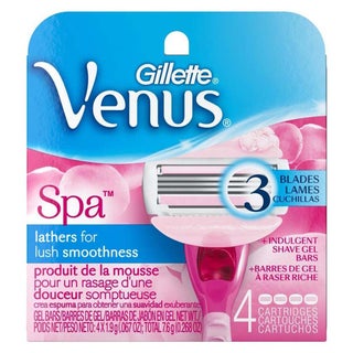 Gillette Venus Spa Breeze Women's Razor Blade Refills, Pack of 4's