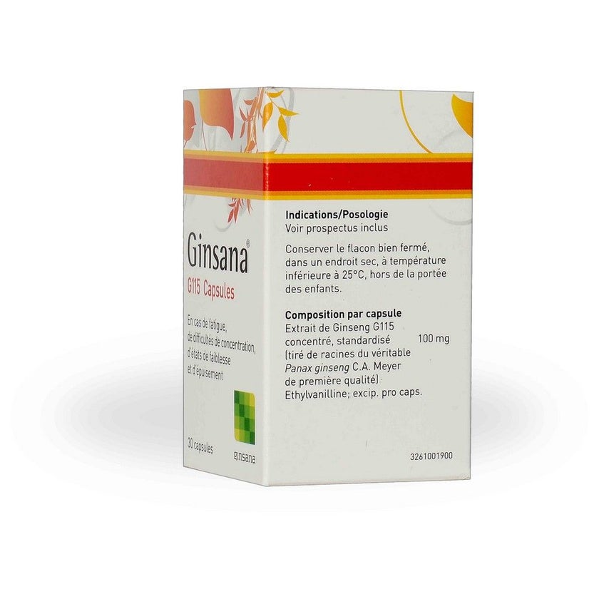 Ginsana Capsules, Pack of 30's