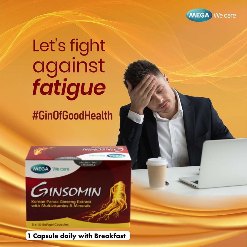 Mega We Care Ginsomin Capsules, Pack of 30's