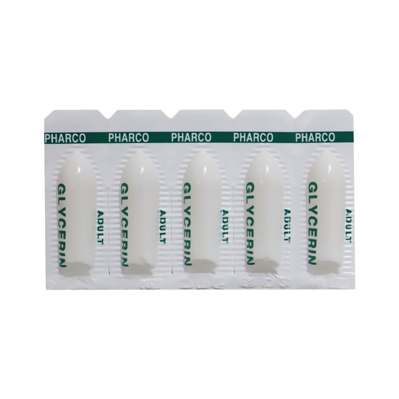 Glycerin Adults Suppositories 5's