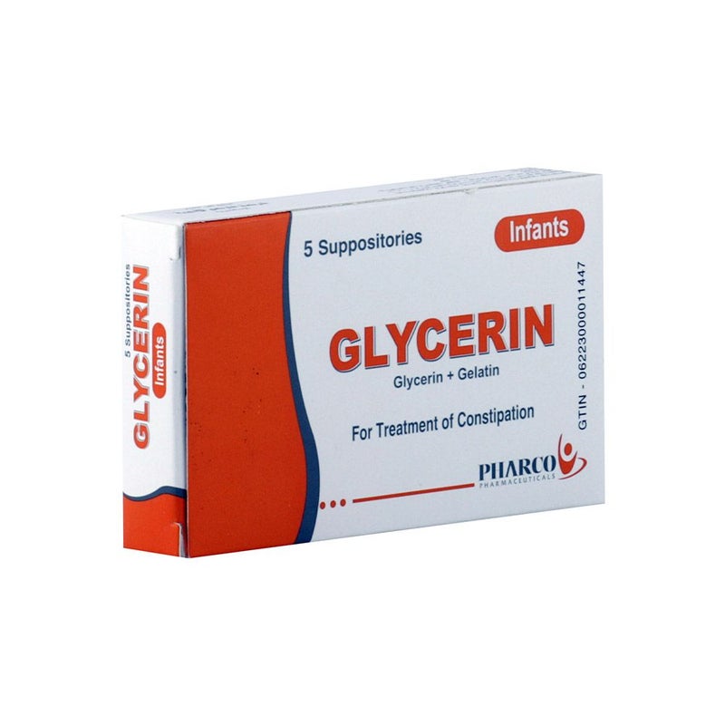 Glycerin Infant Suppositories 5's