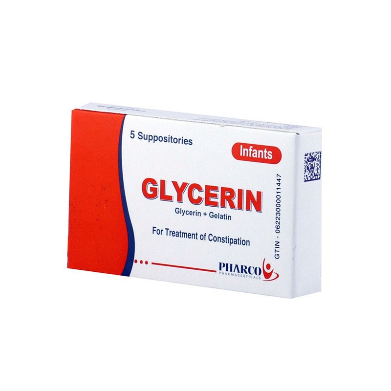 Glycerin Infant Suppositories 5's