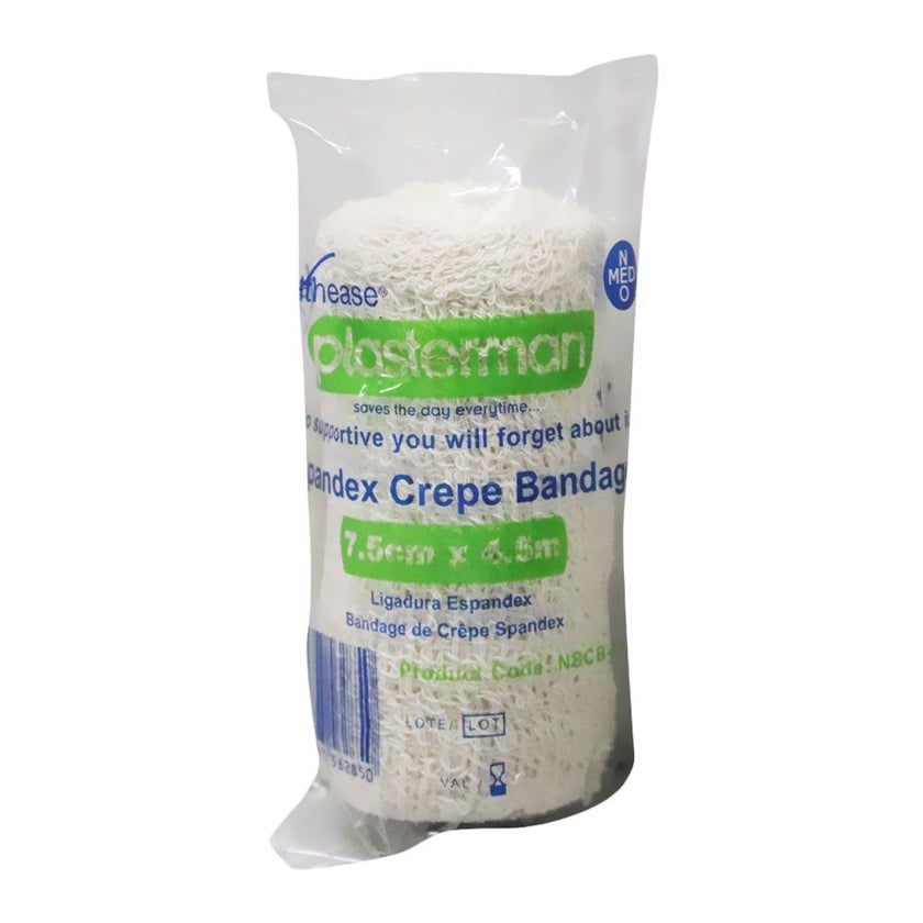 Heathease Spandex Crepe Bandage Roll 7.5cm x 4.5m