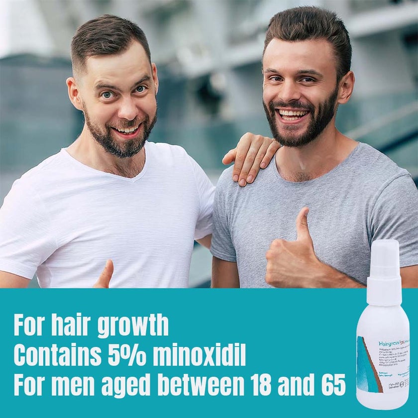 Hairgrow 5% Minoxidil Topical Solution For Men 50ml