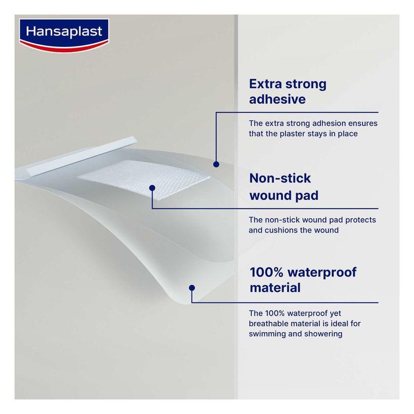Hansaplast Aqua Protect Waterproof Assorted Plasters, Pack of 20’s