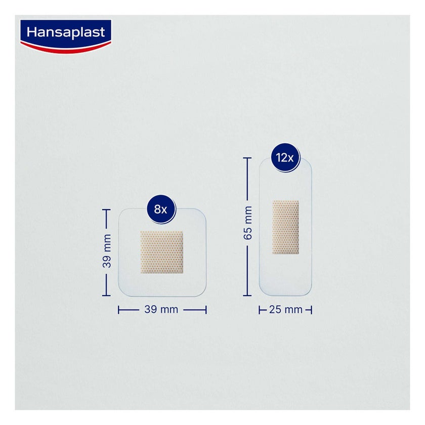 Hansaplast Aqua Protect Waterproof Assorted Plasters, Pack of 20’s