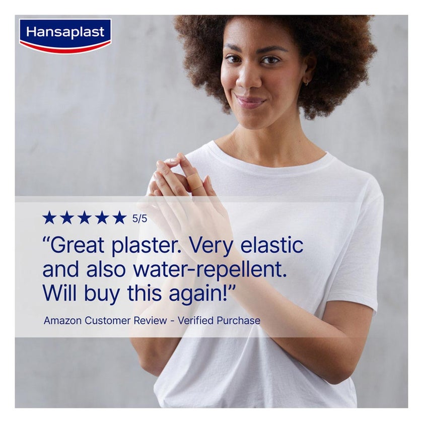 Hansaplast Extra Flexible Elastic Strips, Pack of 100’s