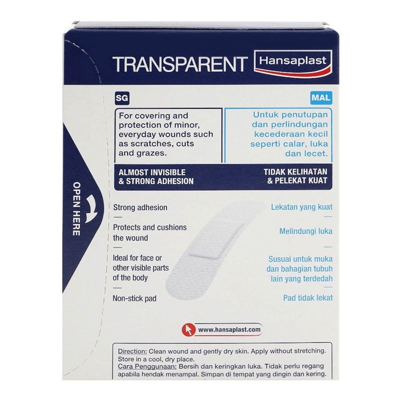 Hansaplast Transparent Strip 20's