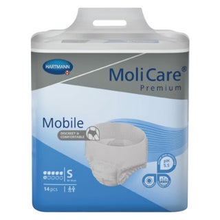Hartmann Molicare Premium Adult Pull Up Pant Diapers 60 x 90cm Small, Pack of 14's