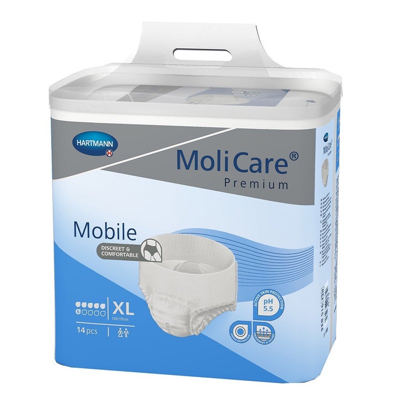 Hartmann Molicare Premium Adult Pull Up Pant Diaper 130 - 170 cm XL 14's