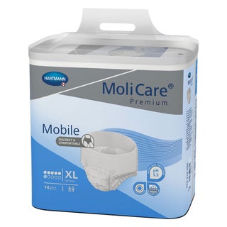 Hartmann Molicare Premium Adult Pull Up Pant Diapers 130 x 170cm XL, Pack of 14's