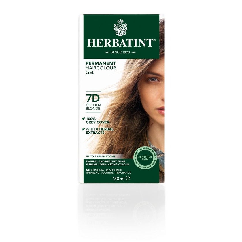 Herbatint 7D Golden Blonde Hair Colour Gel 150ml
