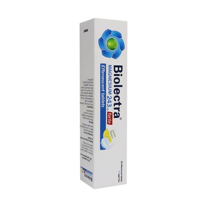 Hermes Biolectra Magnesium 243 mg Forte Effervescent Tablets 20's