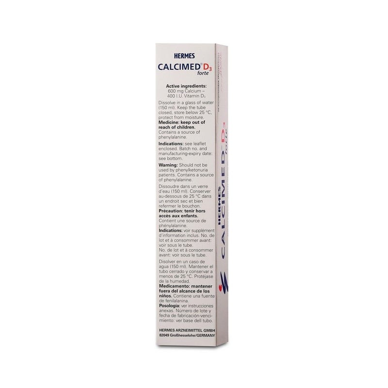 Hermes Calcimed D? Forte Effervescent Tablets 20's
