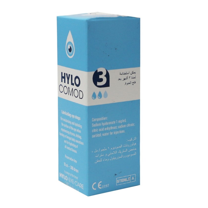 Hylo Comod 0.1% Eye Drops 10ml