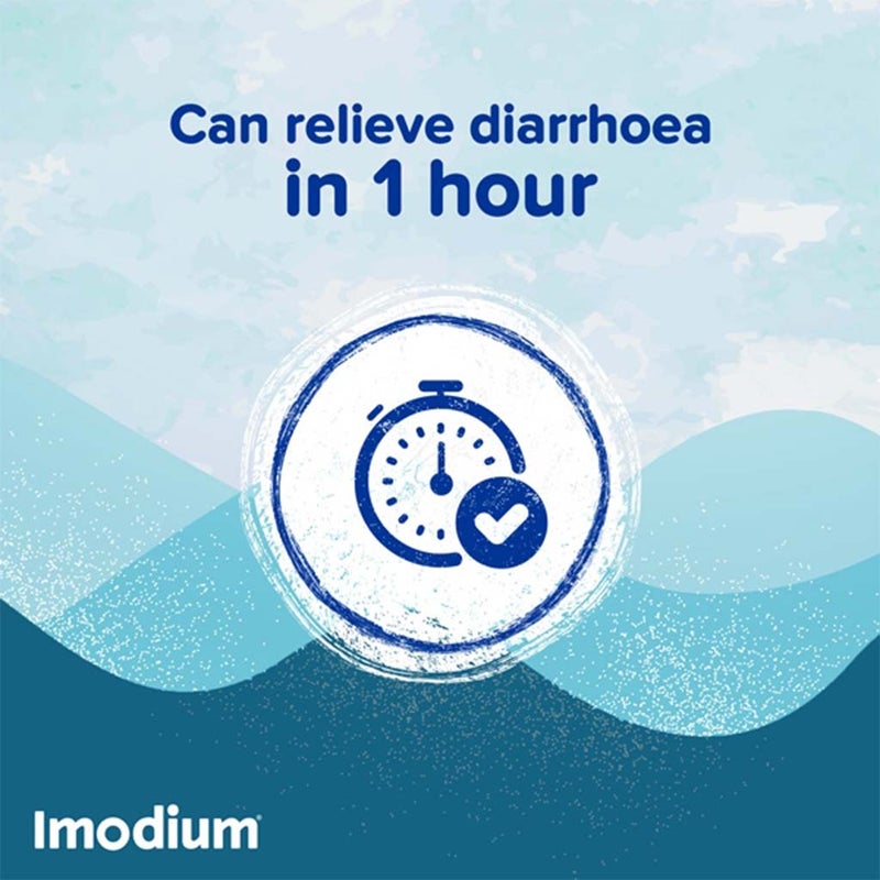 Imodium 2mg Capsules For Diarrhea, Pack of 6's