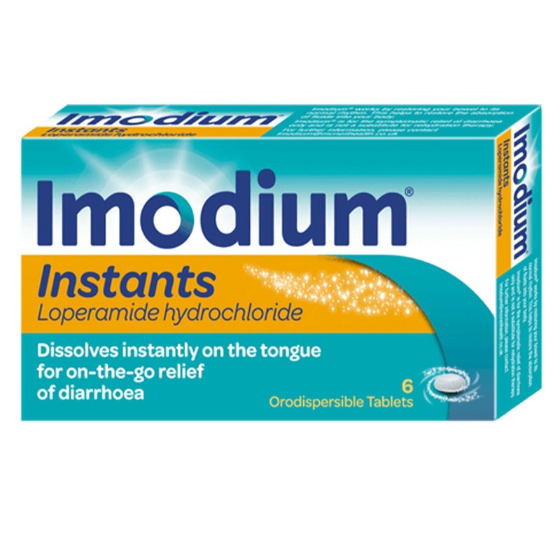 Imodium Instants 2mg Melt in Mouth Tablets For Diarrhea, Pack of 6's