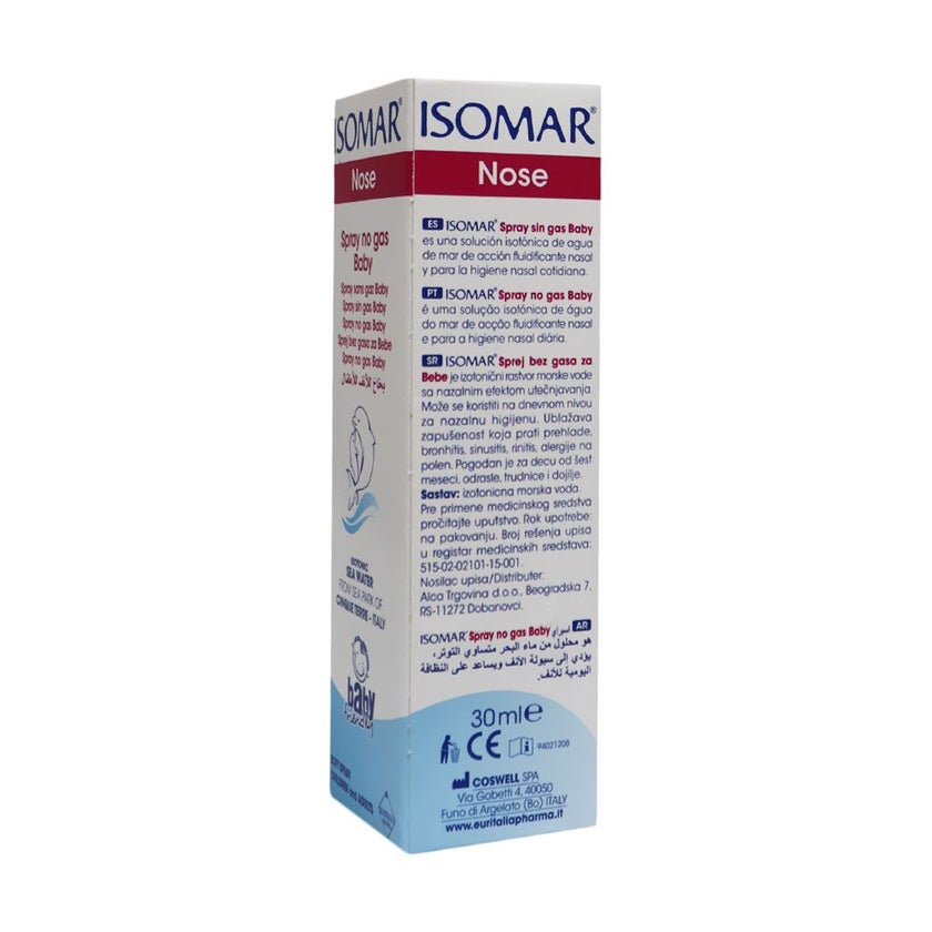 Isomar Nose No Gas Baby Spray 30ml