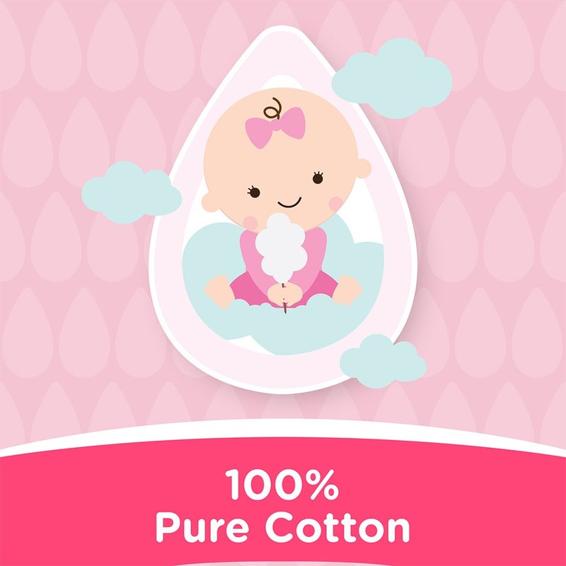 Johnson's Pure Pre-Cut Cotton Wool 80g